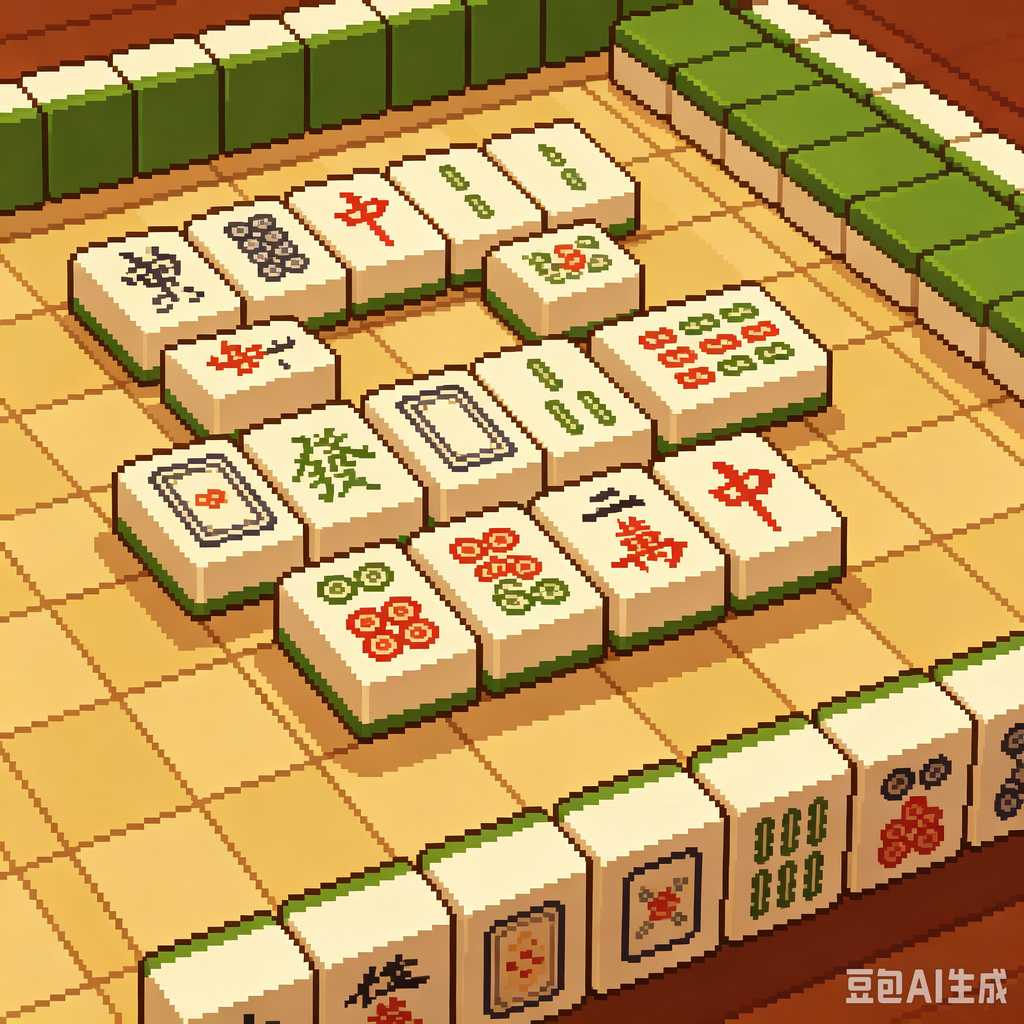 asian classic board game mahjong