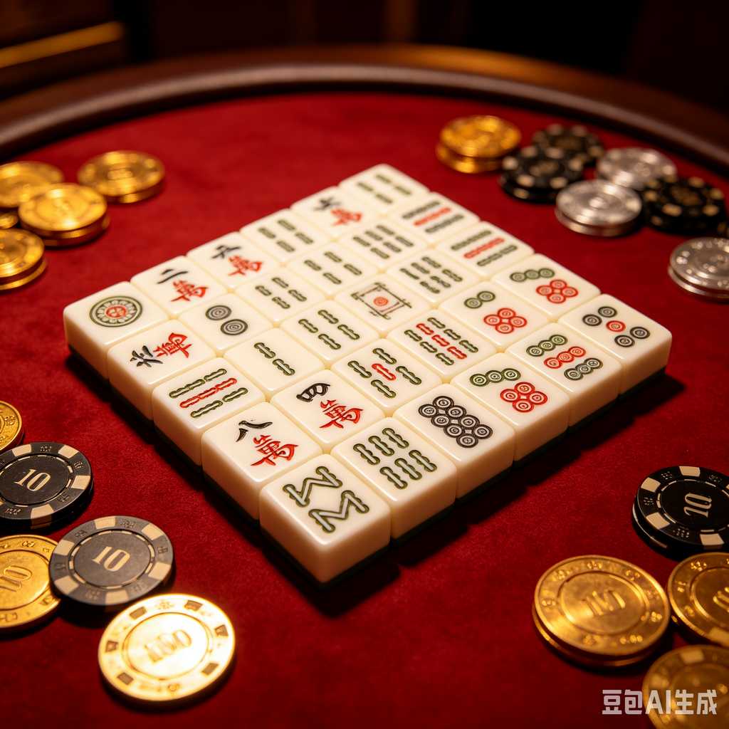 mahjong set with storage case